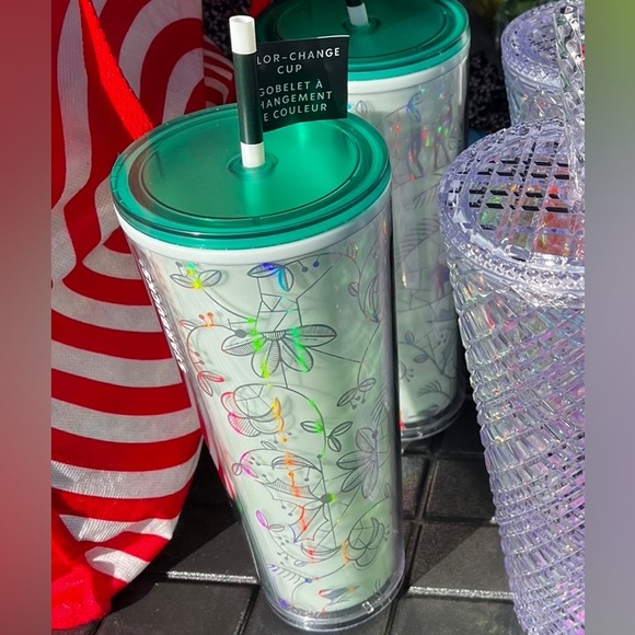 NEW Starbucks 2022 Holiday Mint Green Woodland Winter Color Change Tumbler - Picture 2 of 6